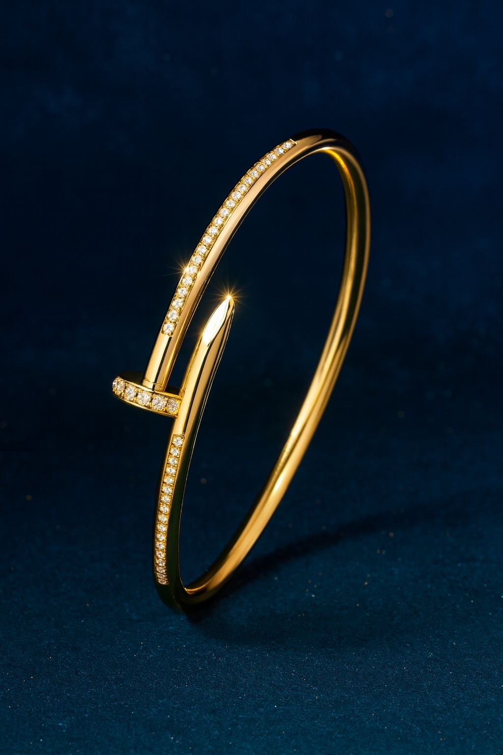 Golden Openable Bracelet