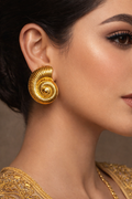 Sunehra Spiral Earring