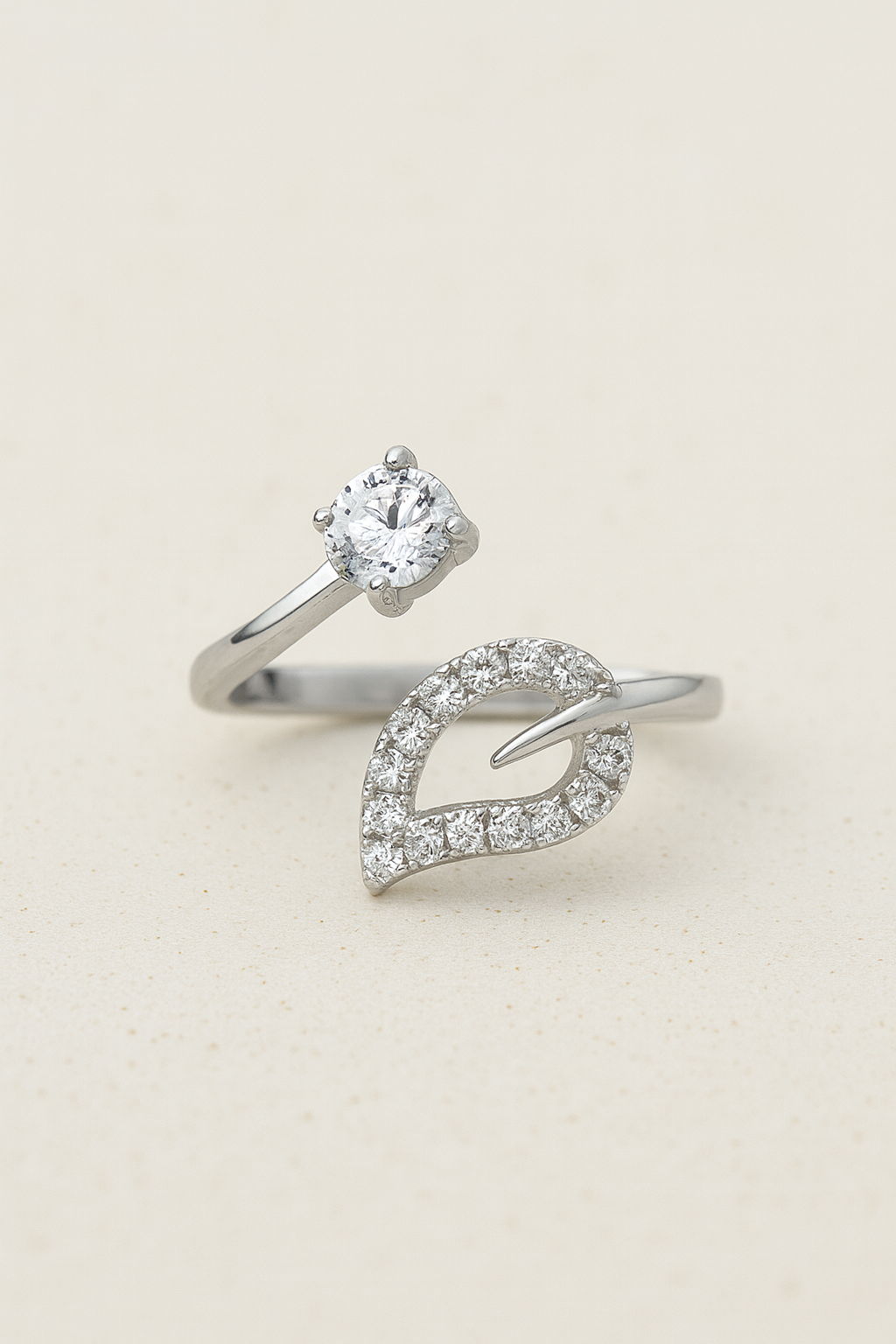 Silver Serenity Ring