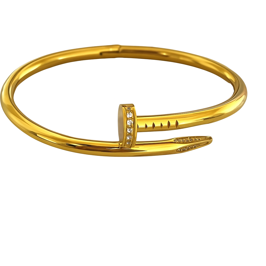Golden Openable Bracelet