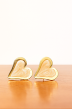 Gold-Heart Earings