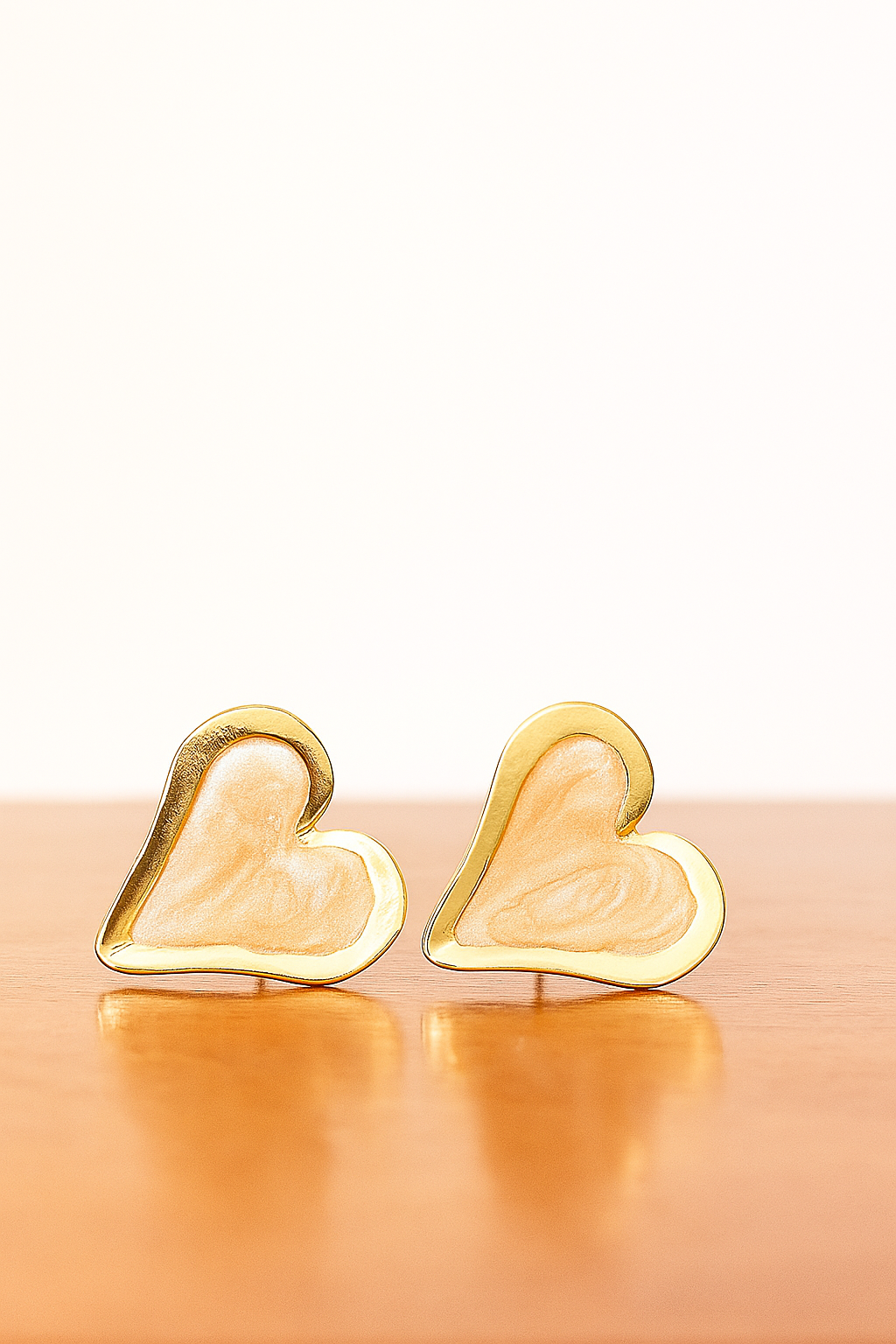 Gold-Heart Earings