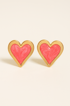Gold-Heart Earings