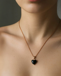 Black Heart Necklace