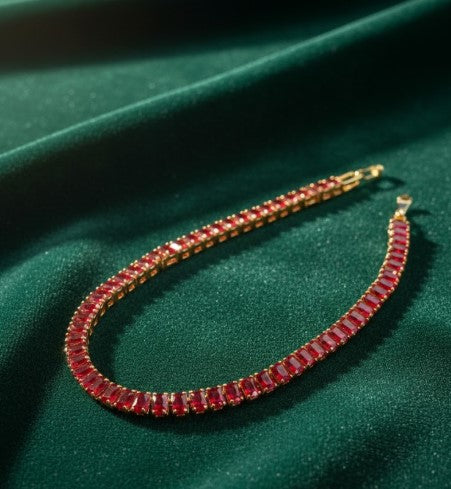 Regal Ruby Bracelet