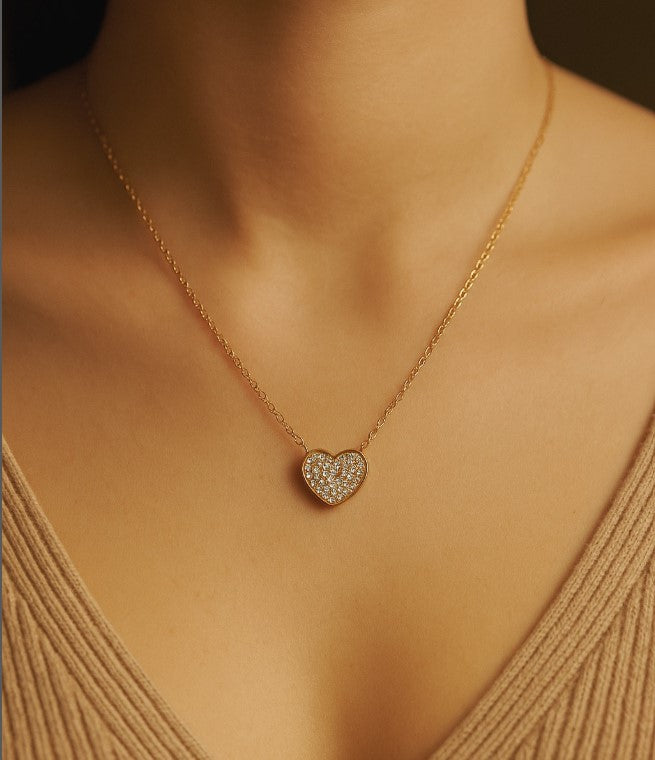 Heart Stone Necklace